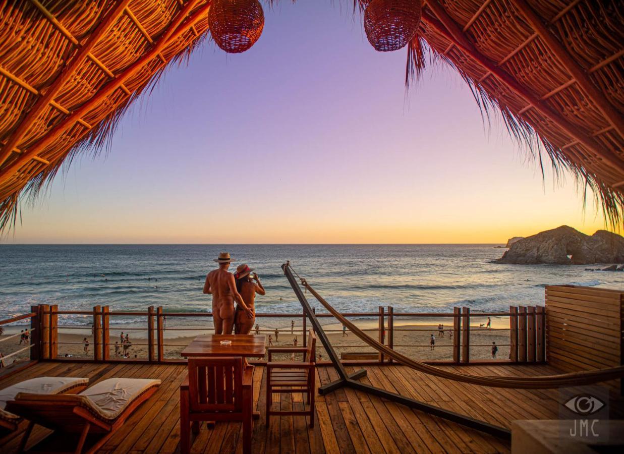Hotel Nude Zipolite & Beach Club Zewnętrze zdjęcie